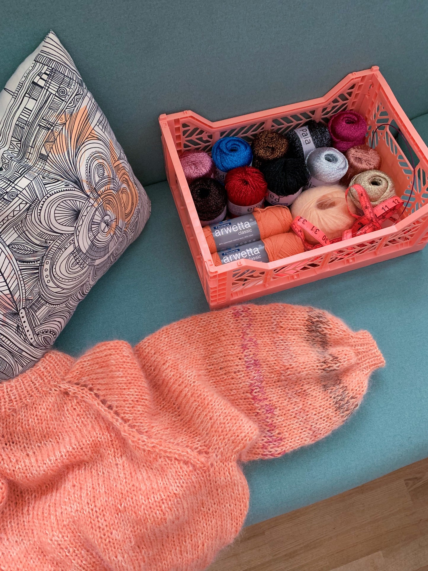 Peachy Sweater - Voksen (dansk)