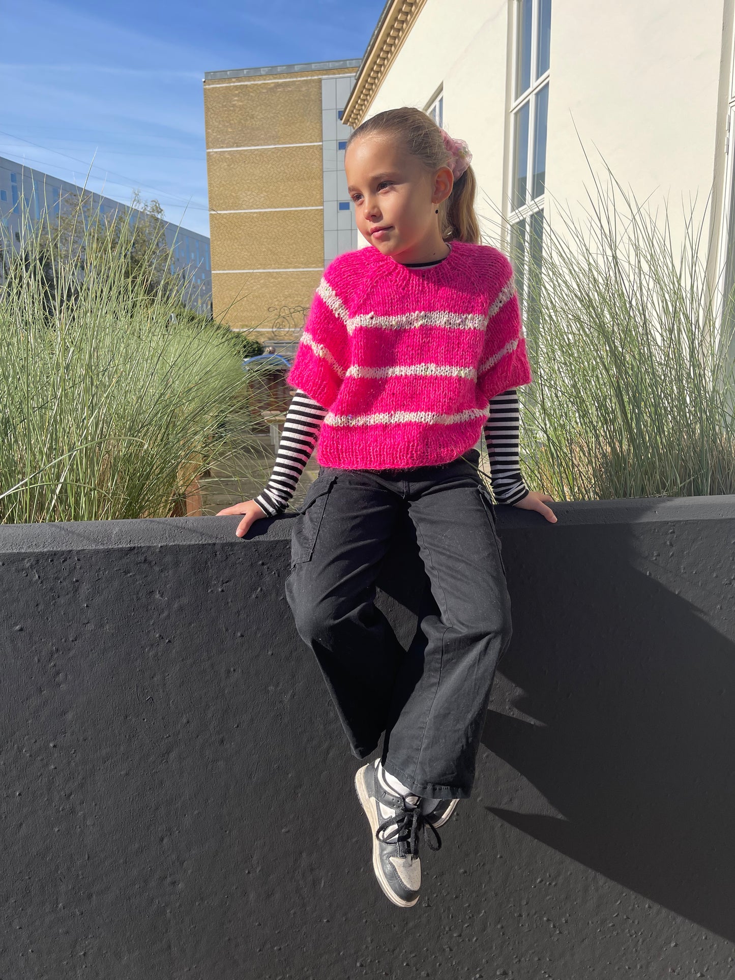 Pinstriped Tee - Junior (dansk)