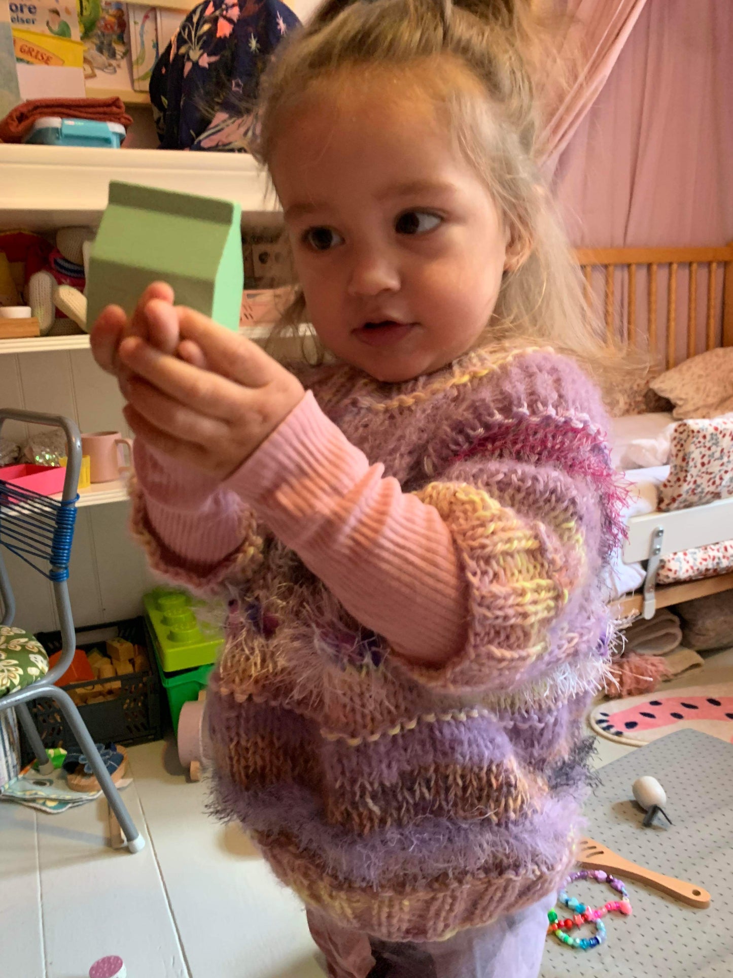 Restefætter Sweater - Baby (dansk)