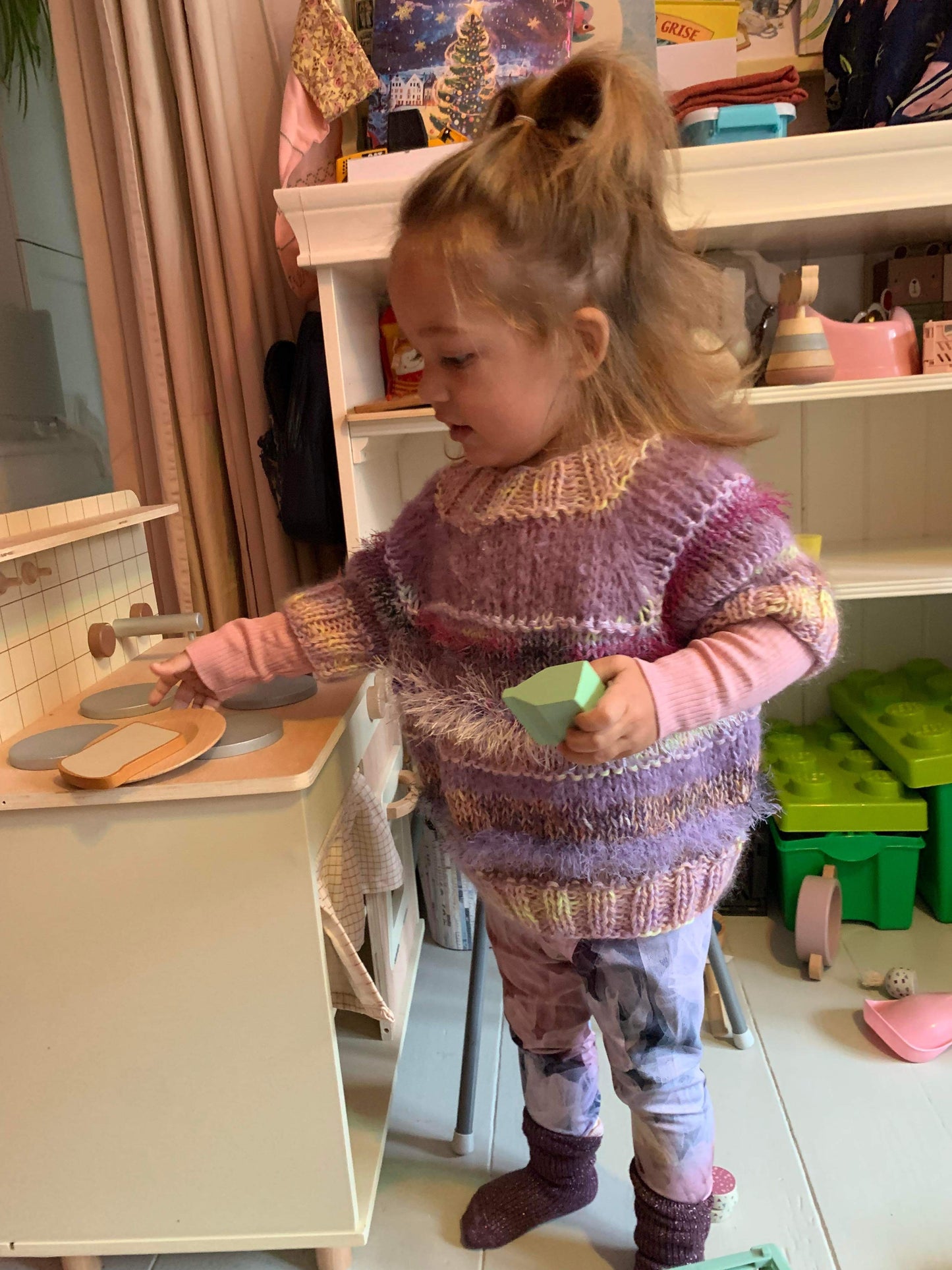 Restefætter Sweater - Baby (dansk)