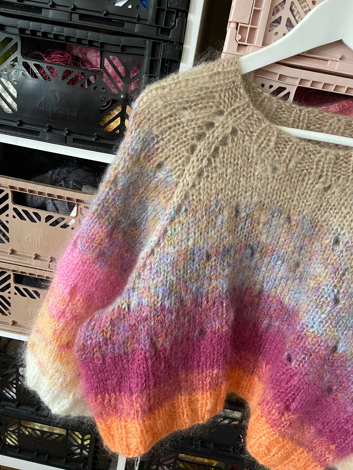 Bubbles all over Sweater MOHAIR - Voksen (dansk)