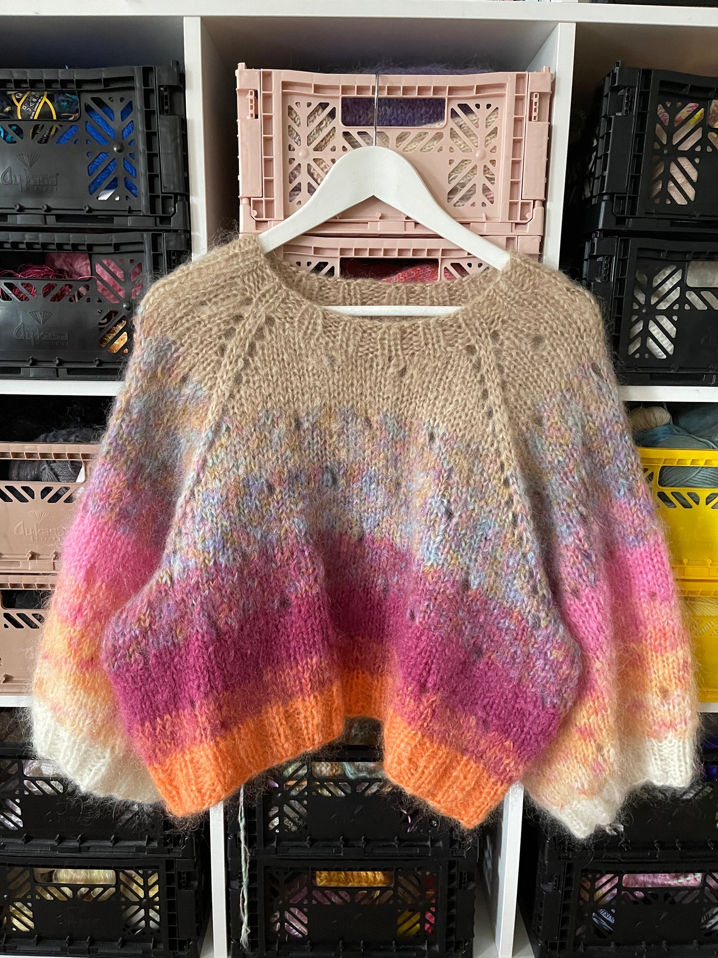 Bubbles all over Sweater MOHAIR - Voksen (dansk)