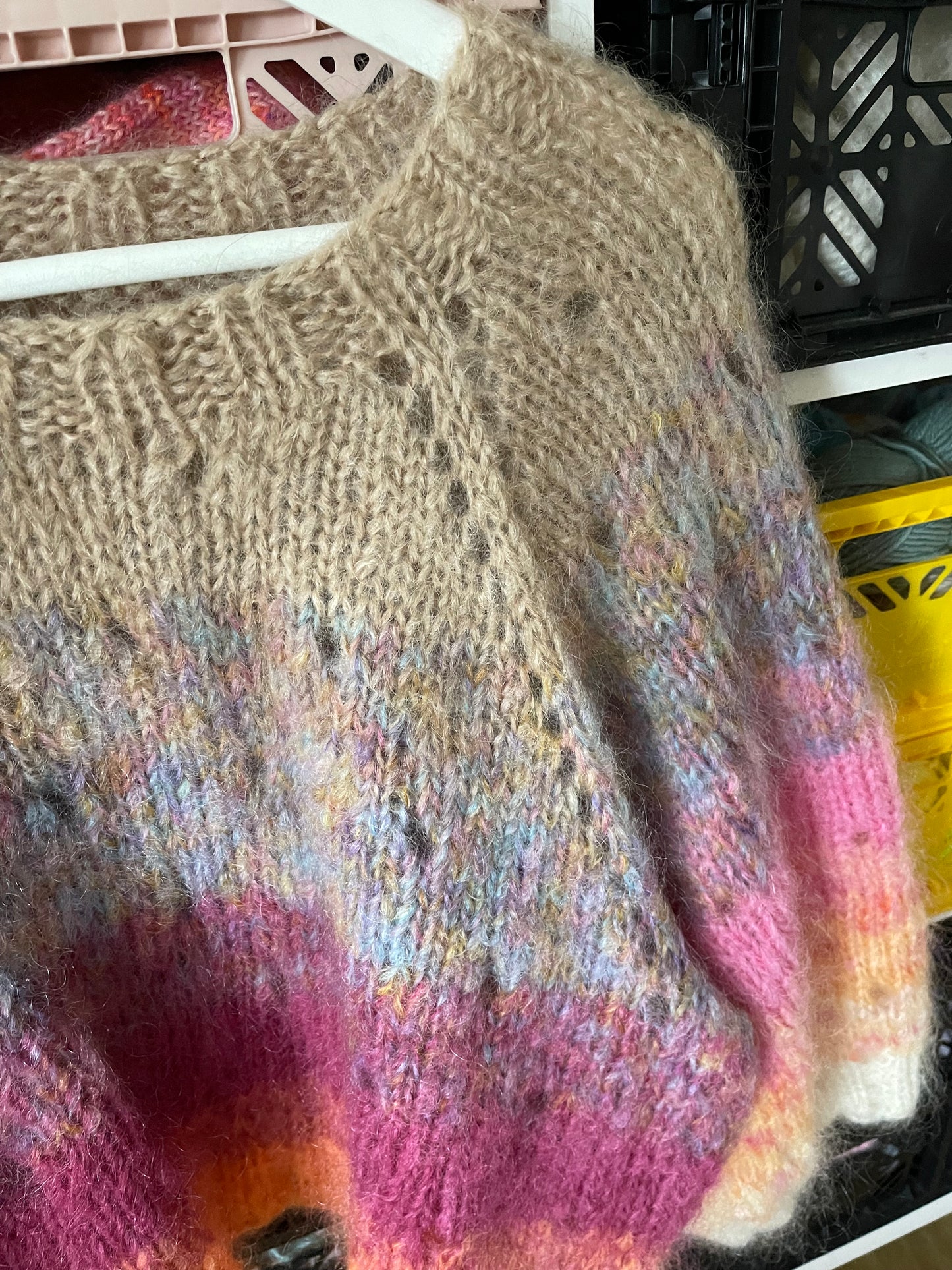 Bubbles all over Sweater MOHAIR - Voksen (dansk)