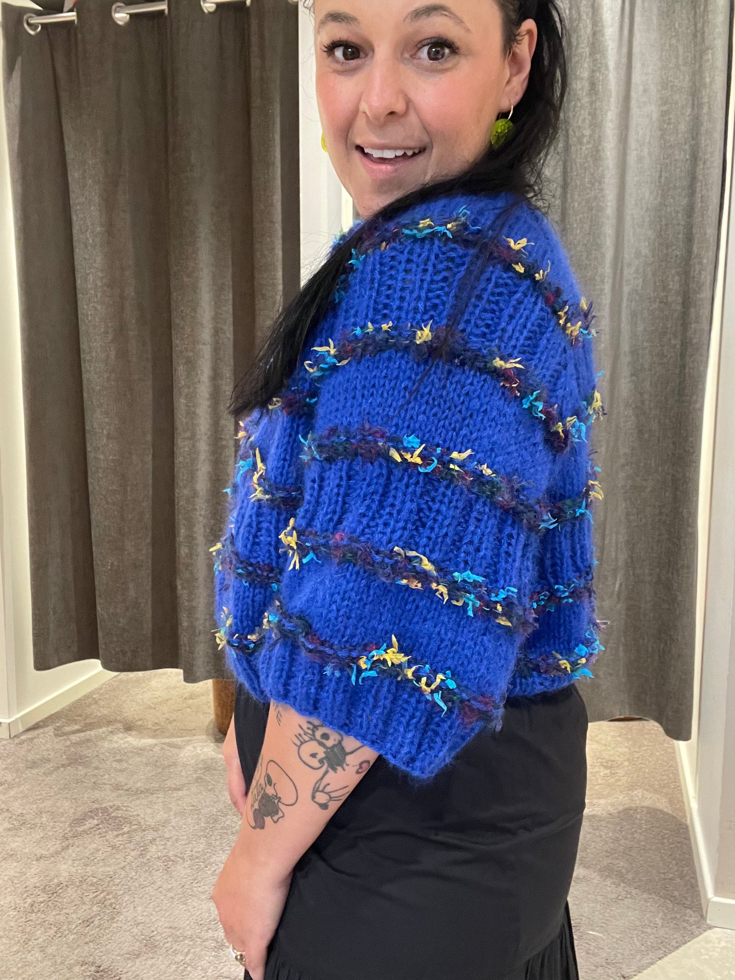Blue Wave Sweater - Voksen (dansk)
