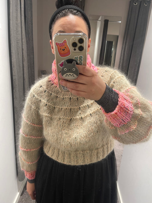 Knit it round Sweater - Voksen (dansk)